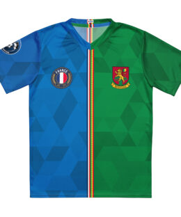 vue de face maillot football double nationalité Dual Nation France Senegal