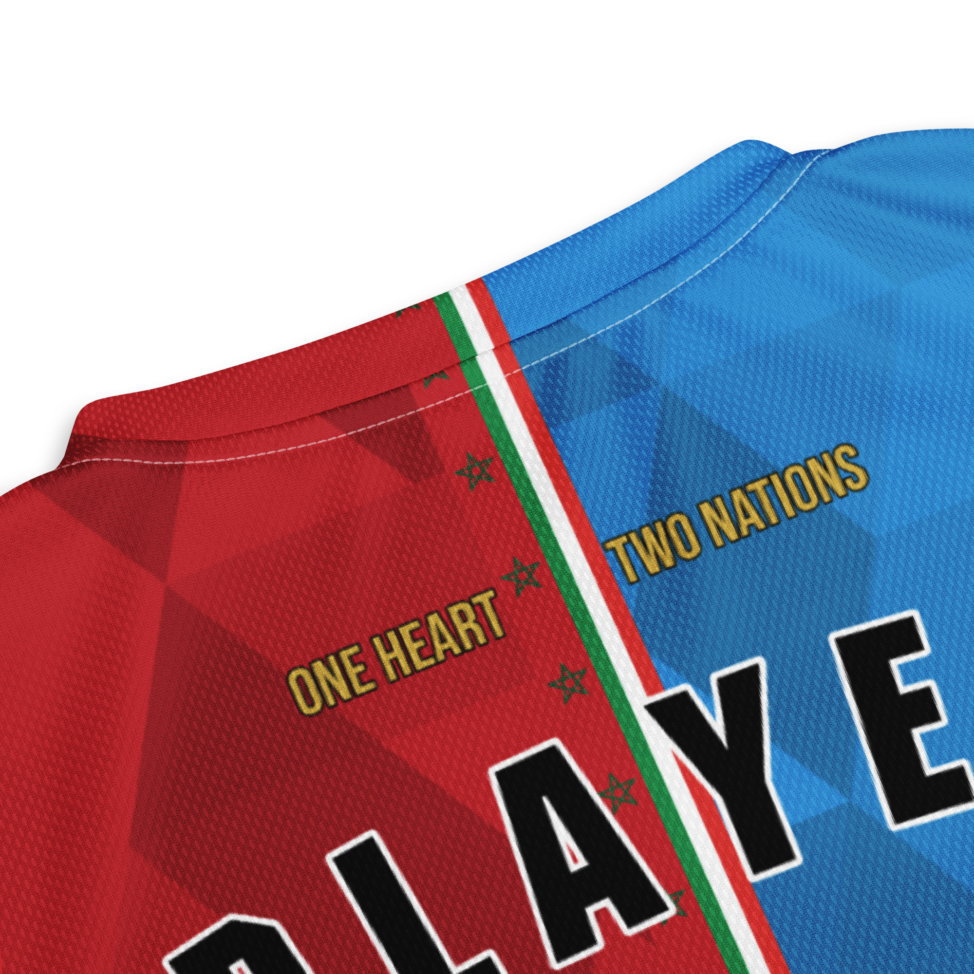 maillot-Italie-maroc-double-nationalite-detail-col-dos détail col dos maillot football double nationalité Dual Nation Italie Maroc