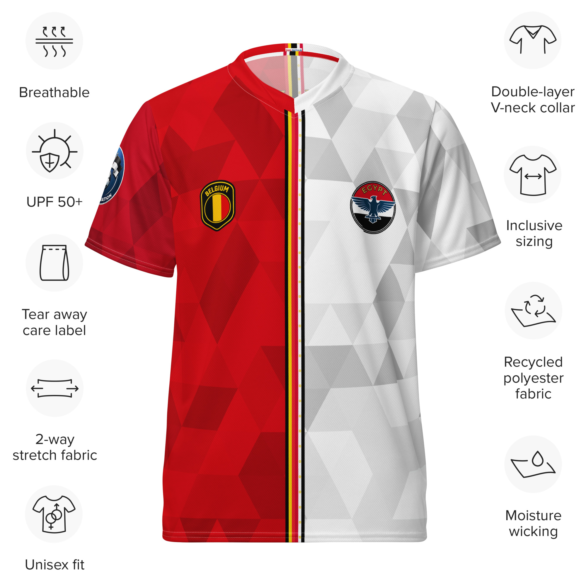 maillot-belgique-egypte-double-nationalite-specificites spécificités maillot football double nationalité Dual Nation Belgique Egypte