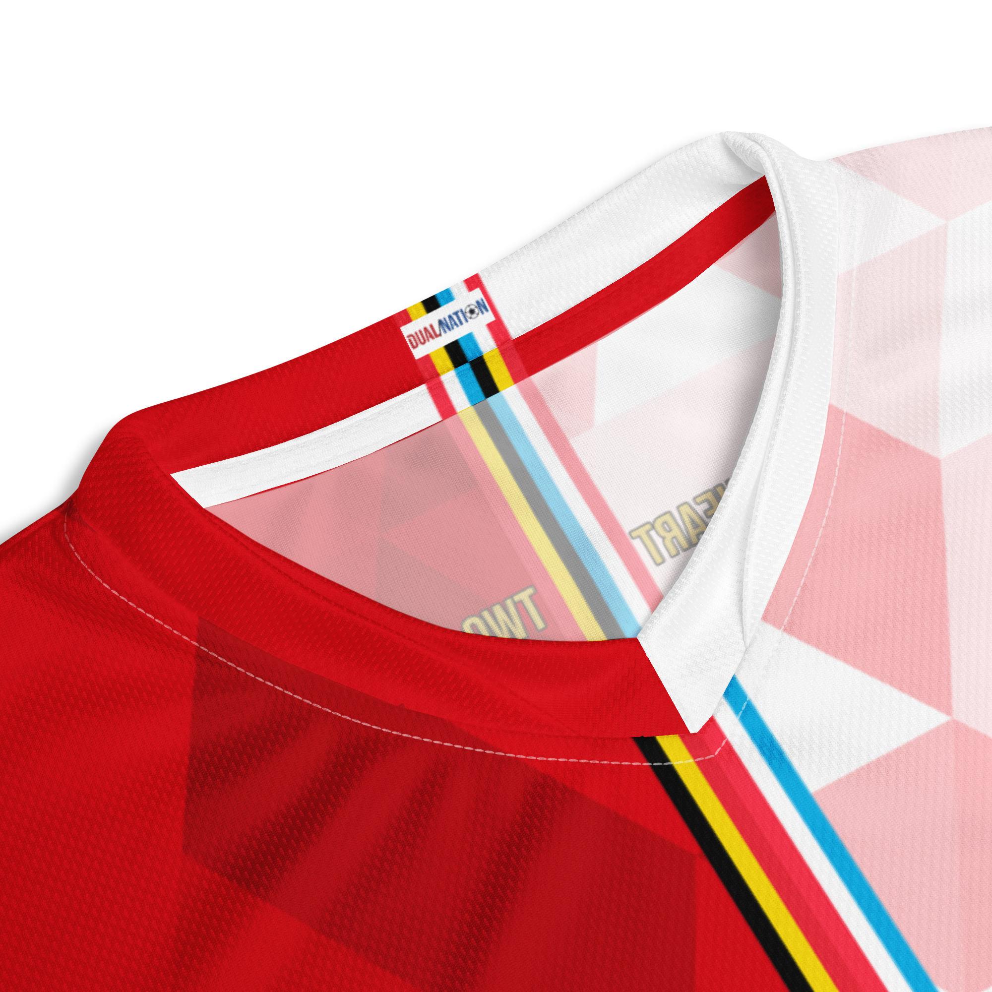 maillot-belgique-luxembourg-double-nationalite-detail-col détail col maillot football double nationalité Dual Nation Belgique Luxembourg