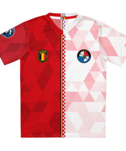 vue de face maillot football double nationalité Dual Nation Belgique Panama