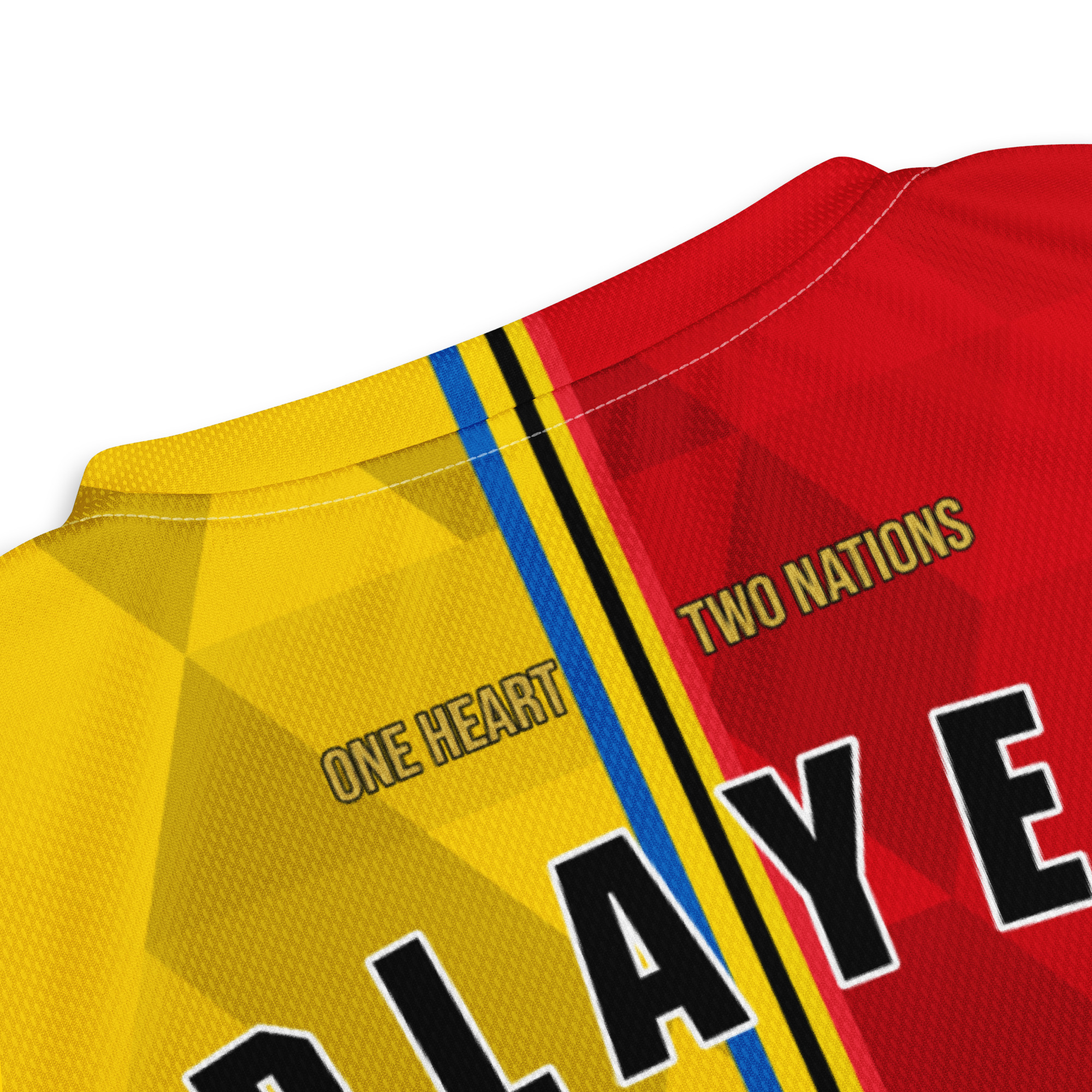 maillot-belgique-ukraine-double-nationalite-detail-col-dos détail col dos maillot football double nationalité Dual Nation Belgique Ukraine