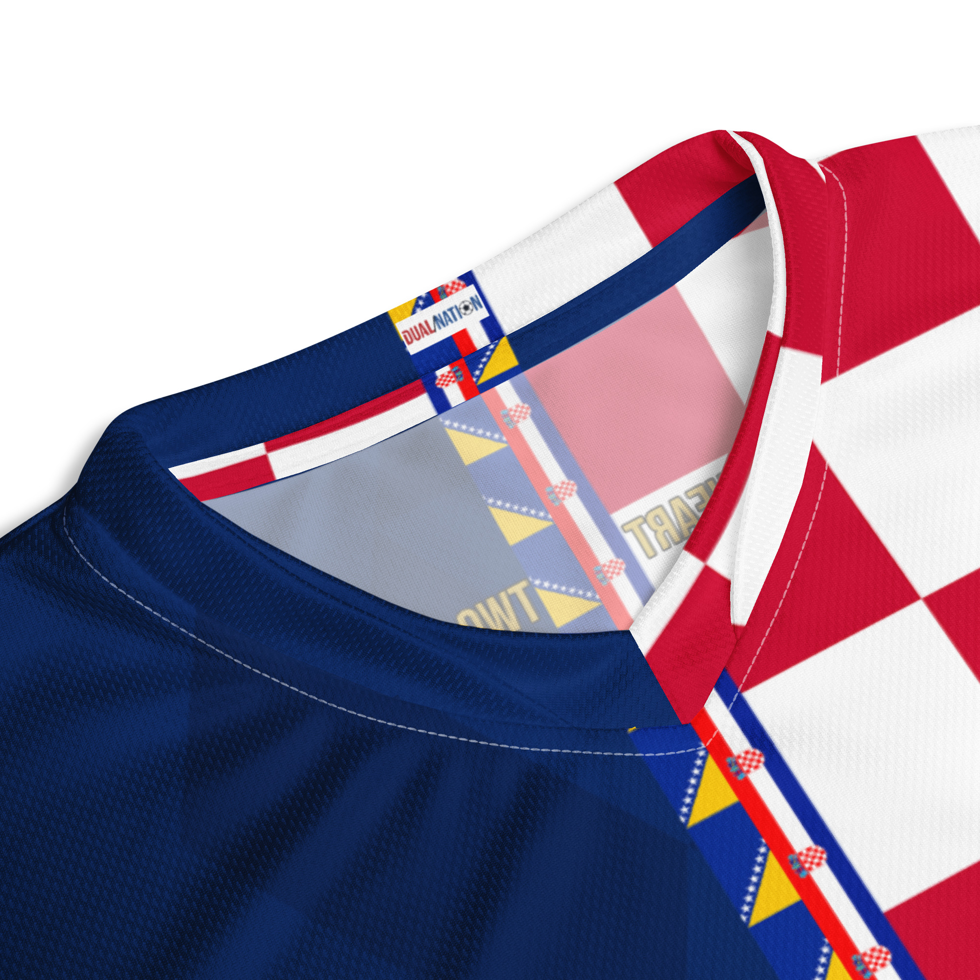 maillot-bosnie-croatie-double-nationalite-detail-col détail col maillot football double nationalité Dual Nation Bosnie Croatie