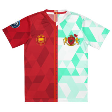 vue de face maillot football double nationalité Dual Nation Espagne Maroc