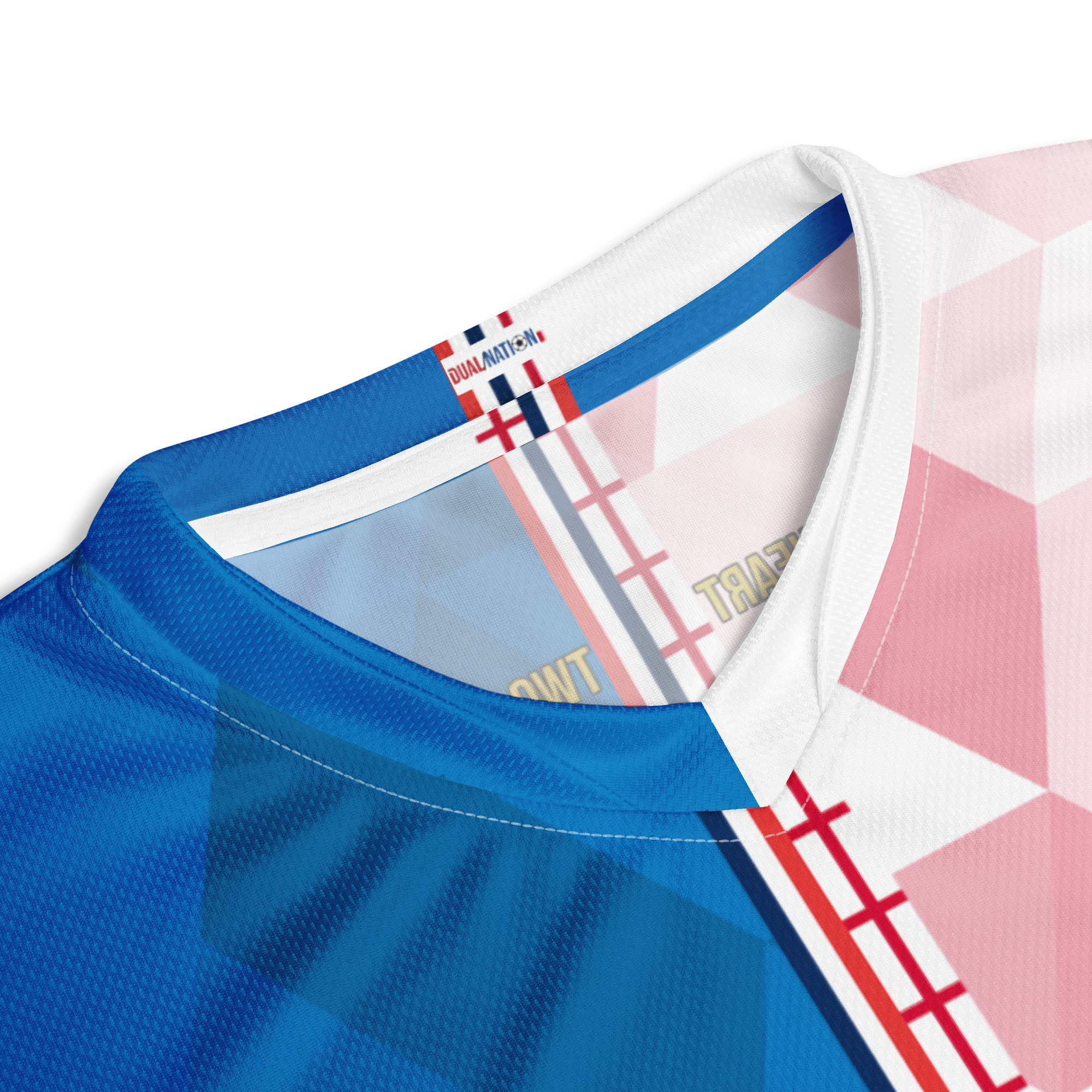 maillot-france-angleterre-double-nationalite-detail-col détail col maillot football double nationalité Dual Nation France Angleterre