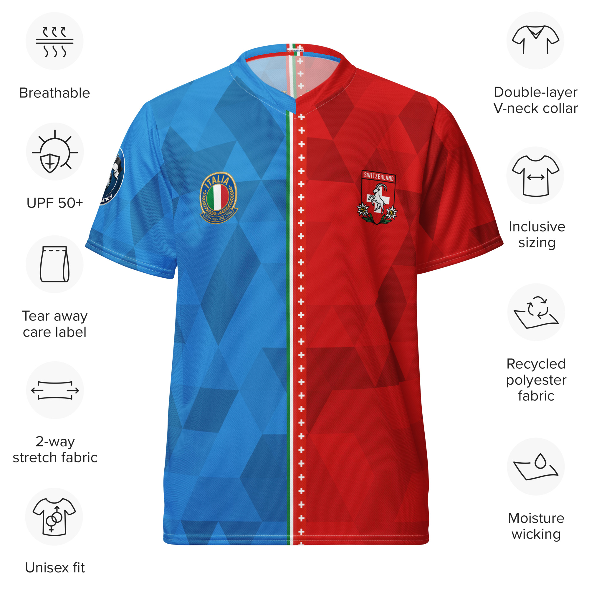 maillot-italie-suisse-double-nationalite-specificites spécificités maillot football double nationalité Dual Nation Italie Suisse
