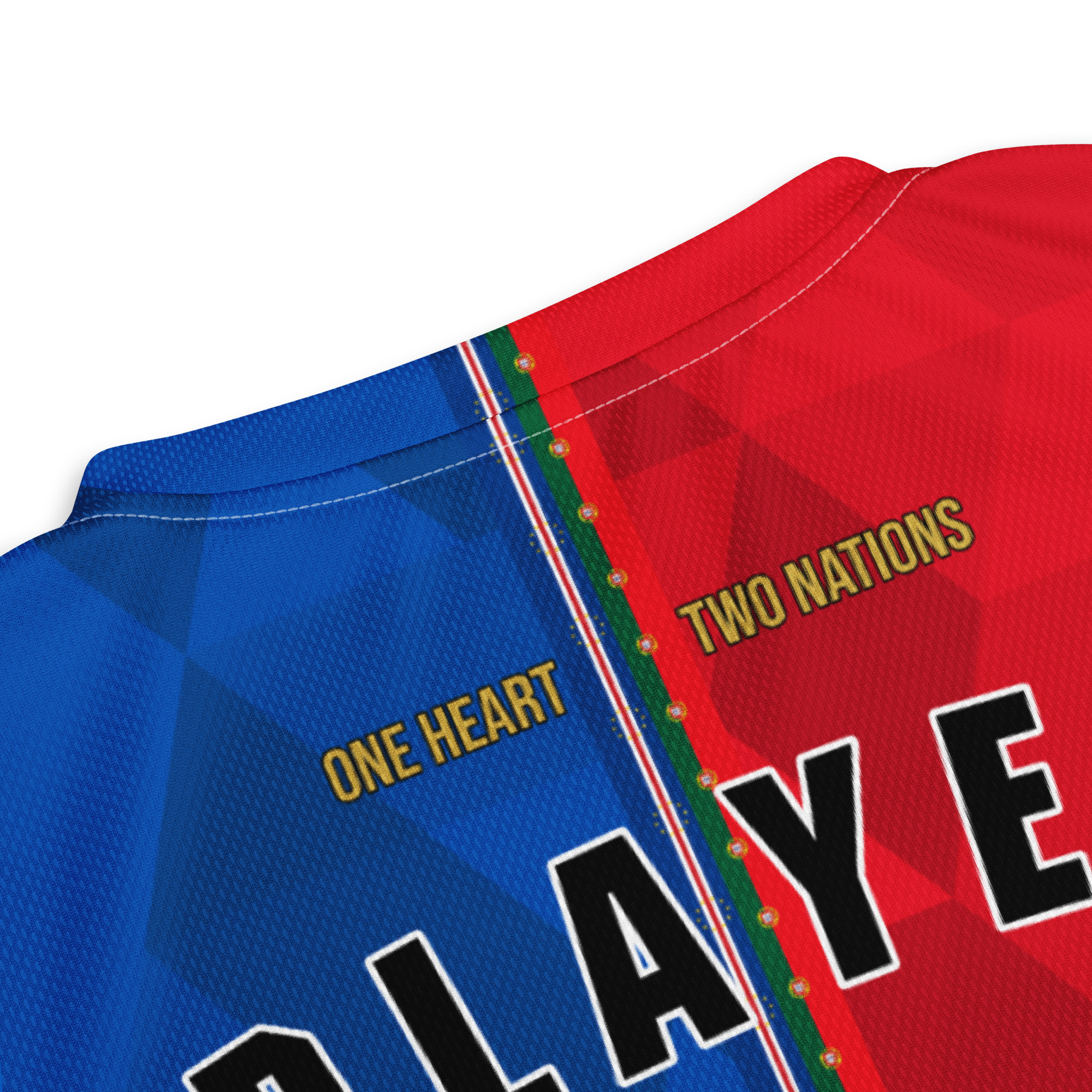 maillot-portugal-cap-vert-double-nationalite-detail-col-dos détail col dos maillot football double nationalité Dual Nation Portugal Cap-Vert