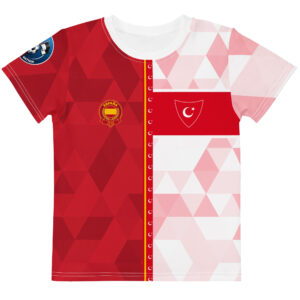 vue de face tshirt football double nationalité Dual Nation Espagne Turquie