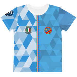 vue de face tshirt football double nationalité Dual Nation Italie Congo